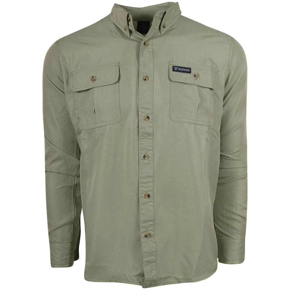 King's Camo Hunter Safari Long Sleeve Shirt - Image 3