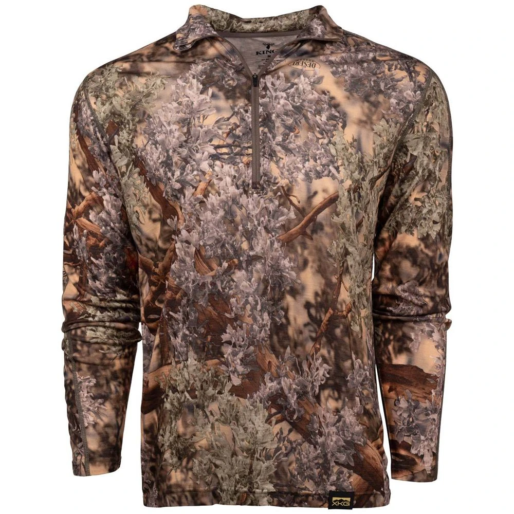 King's Camo XKG Foundation 150 Merino 1/4 Zip - Image 4