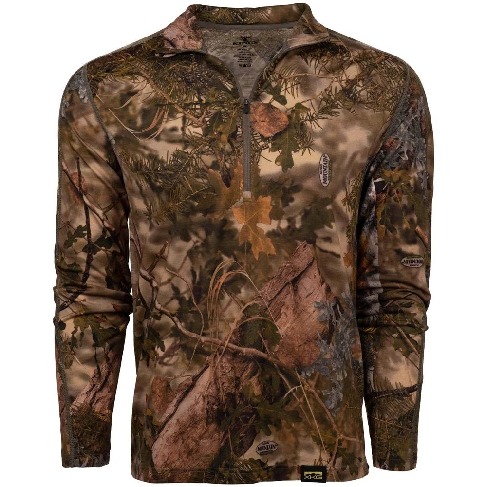 King's Camo XKG Foundation 150 Merino 1/4 Zip - Image 6